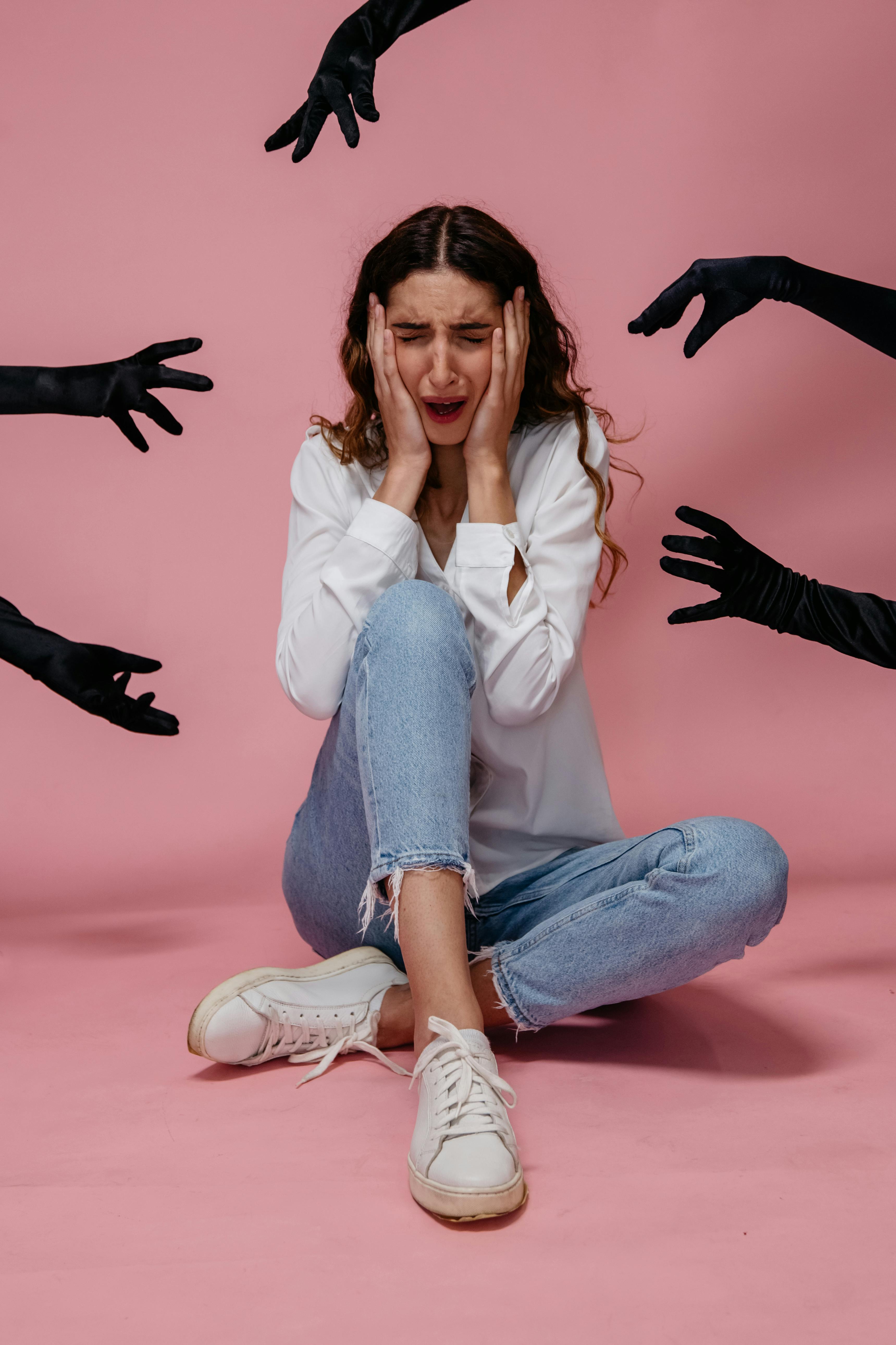 Visual representing anxiety or feeling on edge